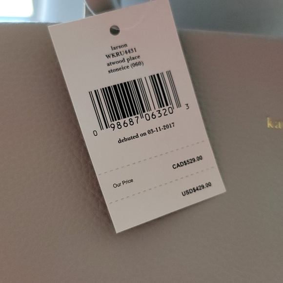 NWT Kate Spade Supple Leather Tote - Picture 5 of 8